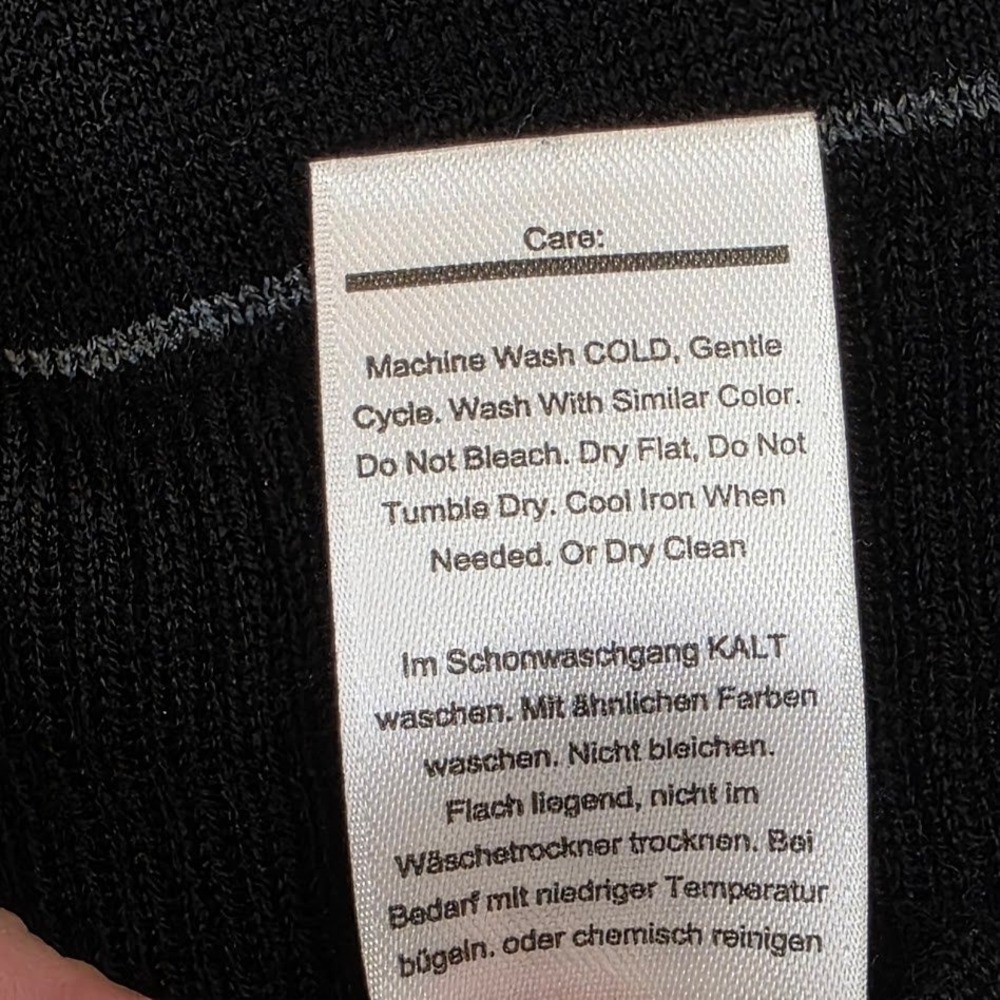 Smartwool Womens M Sweater Black Merino Wool Fair Isle Striped SW010039 - Picture 6 of 10